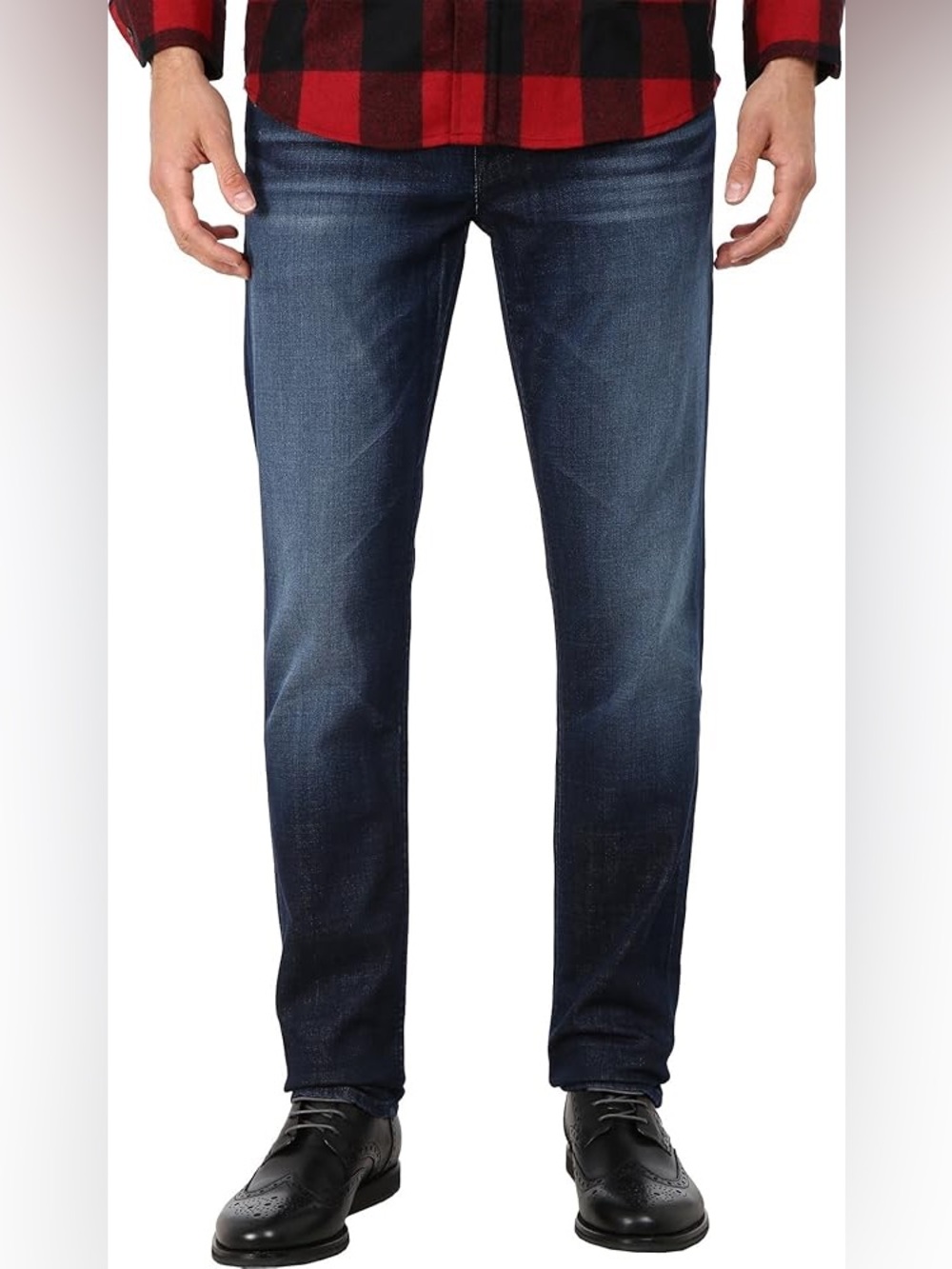 Hudson Men’s Blake Slim Straight Denim Jeans Dark Wash Size 32